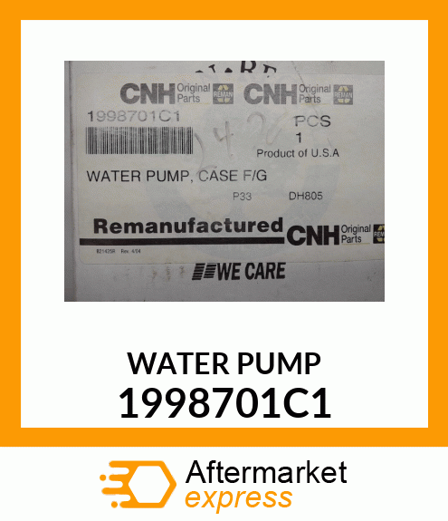 WATER PUMP 1998701C1