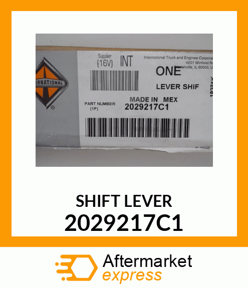 SHIFT LEVER 2029217C1