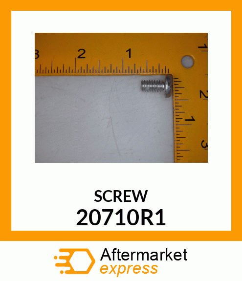 SCREW 20710R1