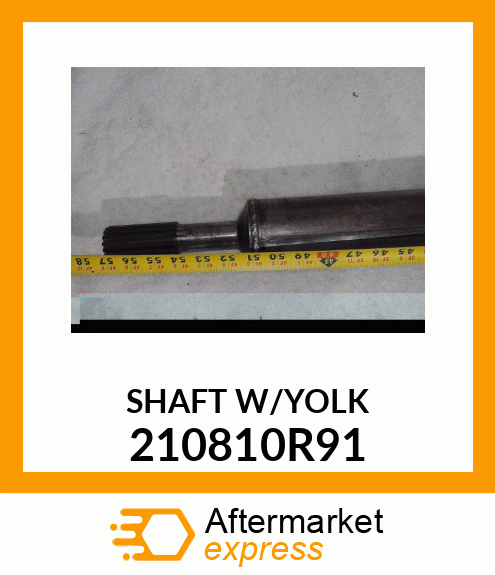 SHAFTW/YOLK 210810R91