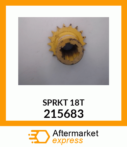 SPRKT 18T 215683