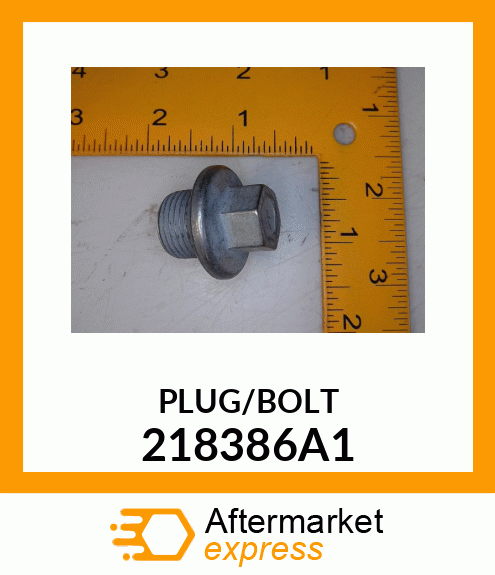 PLUG/BOLT 218386A1