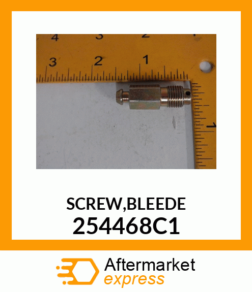 SCREW,BLEEDER 254468C1