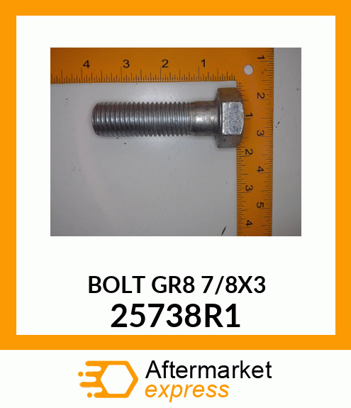 BOLTGR87/8X3 25738R1