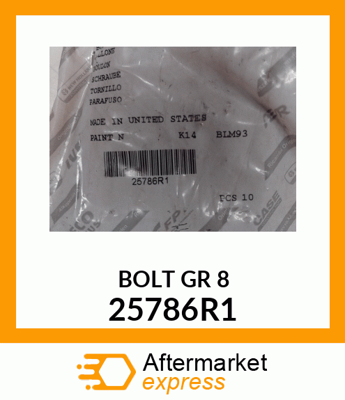 BOLTGR8 25786R1