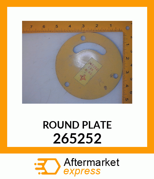 ROUNDPLATE 265252