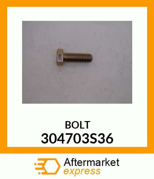 BOLT 304703S36