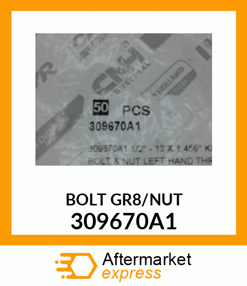 BOLT/NUTLH8GR 309670A1