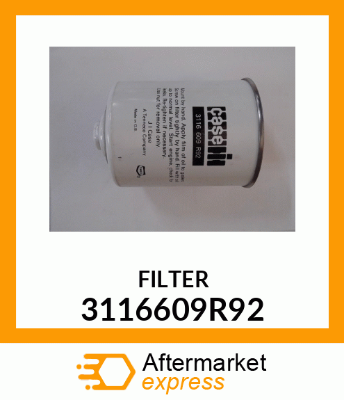 FILTER 3116609R92