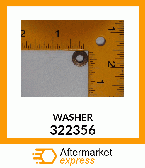 WASHER 322356