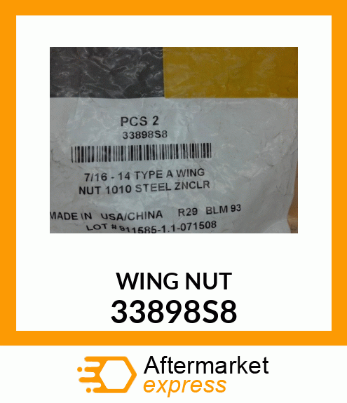 WINGNUT 33898S8