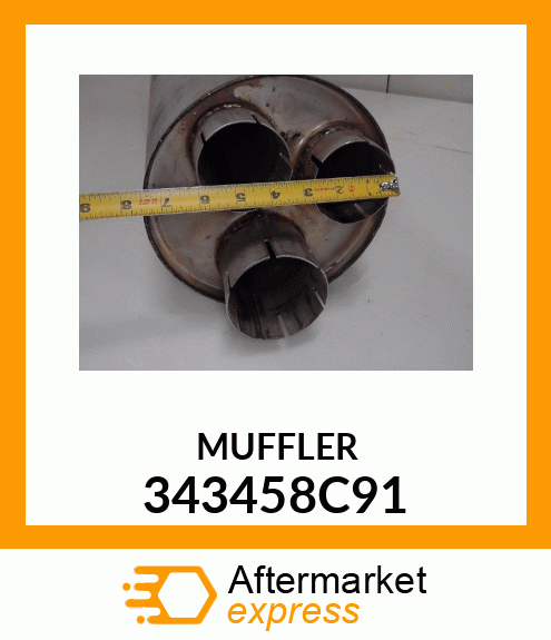 MUFFLER 343458C91