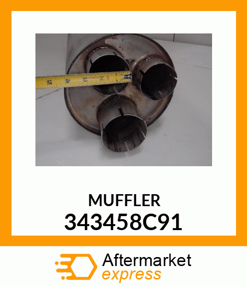 MUFFLER 343458C91