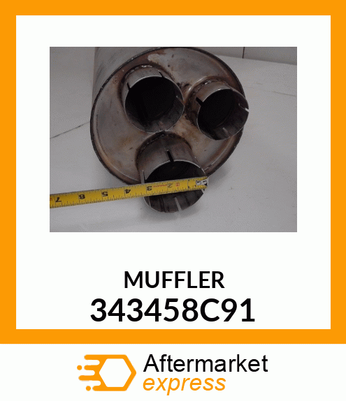 MUFFLER 343458C91