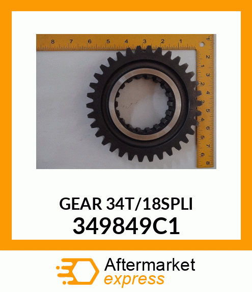 GEAR34T/18SPLI 349849C1