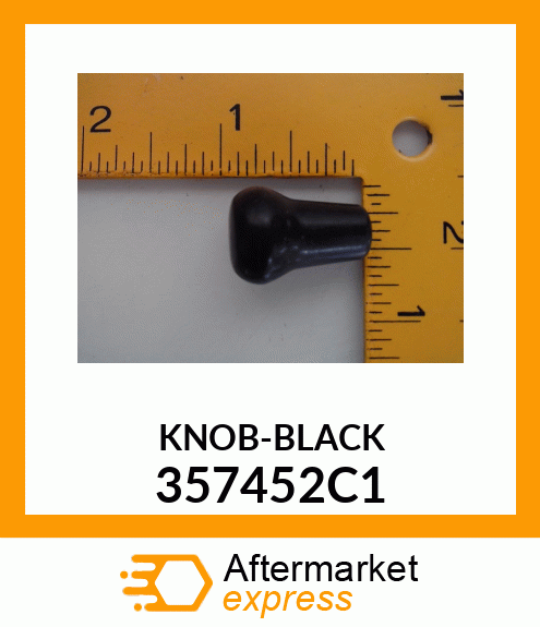 KNOB-BLACK 357452C1