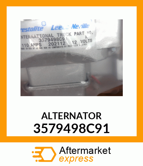 ALTERNATOR 3579498C91