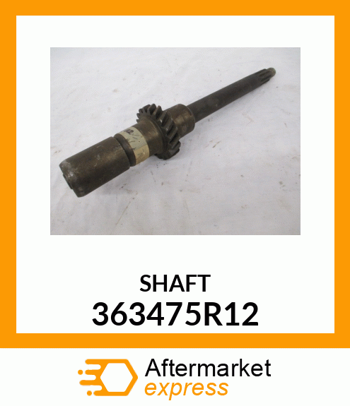 SHAFT 363475R12