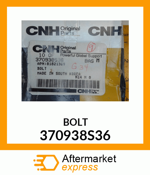 BOLT 370938S36