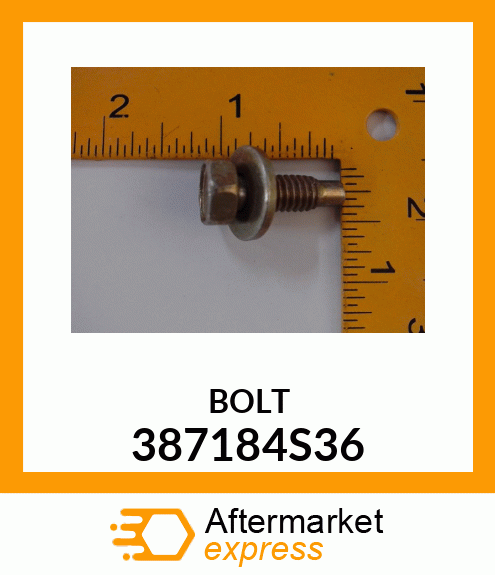 BOLT 387184S36