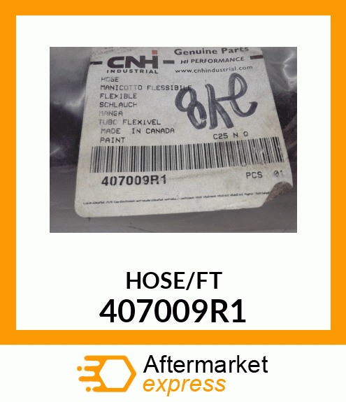 HOSE3FT 407009R1