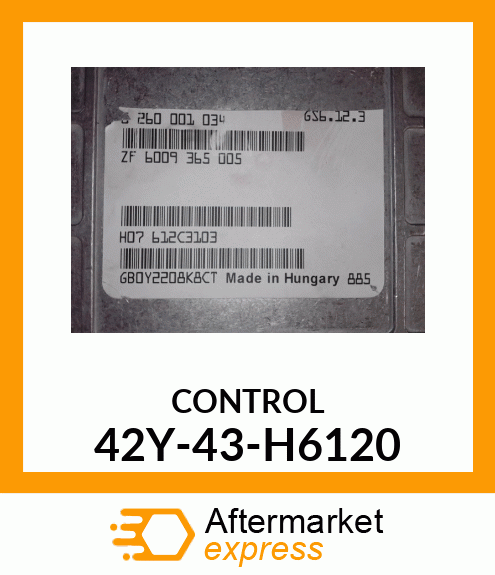 CONTROL 42Y-43-H6120