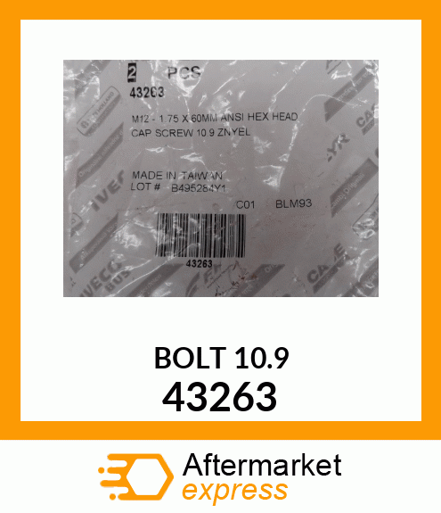 BOLT10.9 43263