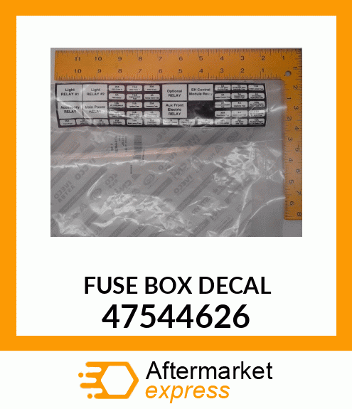 FUSEBOXDECAL 47544626