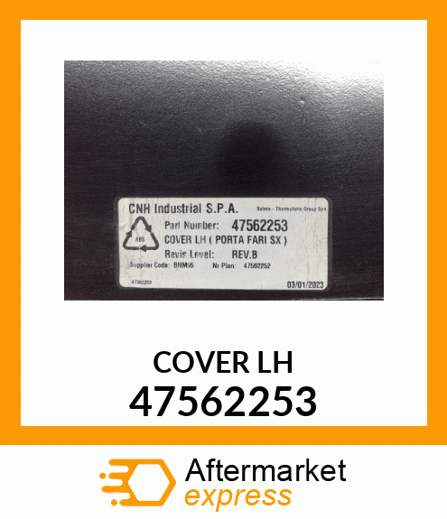 COVER LH 47562253