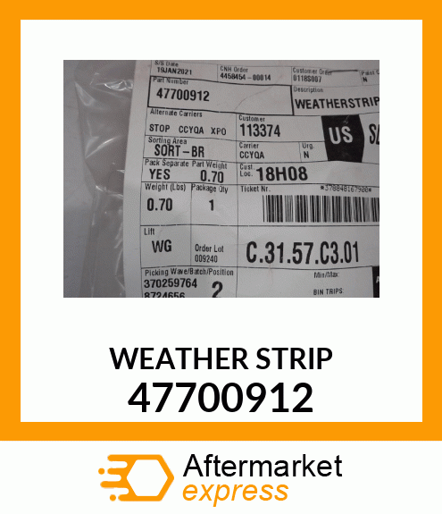 WEATHER_STRIP 47700912