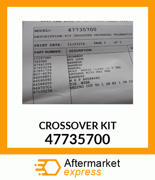 CROSSOVERKIT 47735700