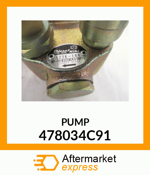 PUMP 478034C91