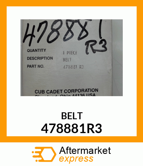 BELT 478881R3