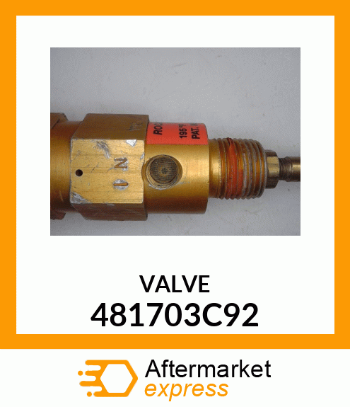 VALVE 481703C92