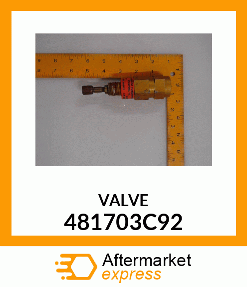 VALVE 481703C92