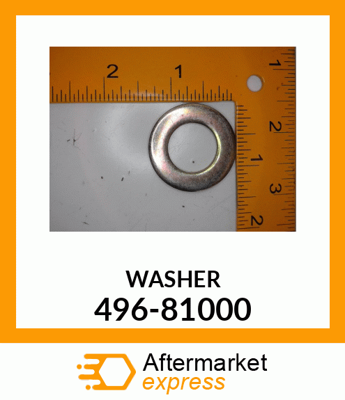 WASHER 496-81000