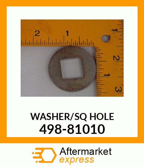 WASHER/SQHOLE 498-81010