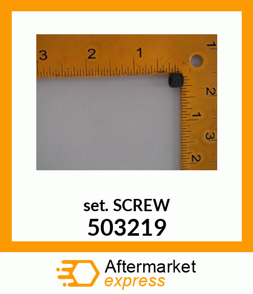 SETSCREW 503219