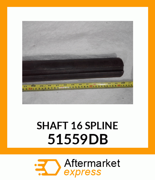 SHAFT16SPLINE 51559DB