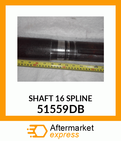 SHAFT16SPLINE 51559DB