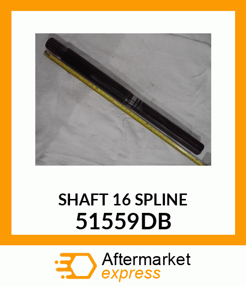 SHAFT16SPLINE 51559DB