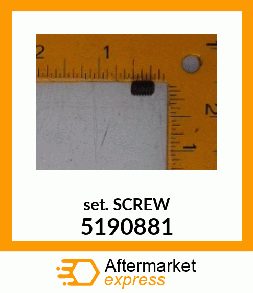 SETSCREW 5190881