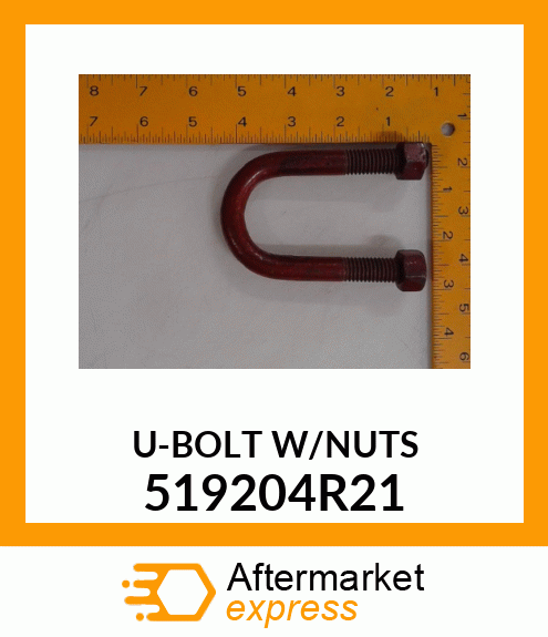 U-BOLTW/NUTS 519204R21