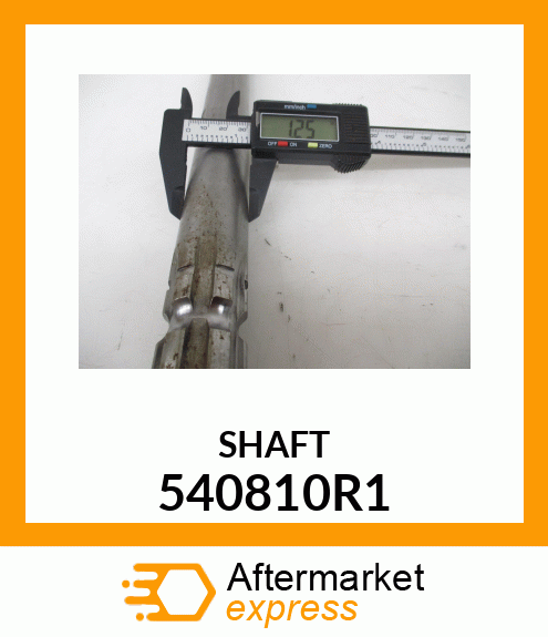 SHAFT 540810R1