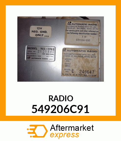 RADIO 549206C91