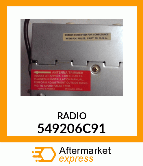 RADIO 549206C91