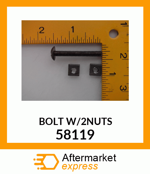 BOLTW/2NUTS 58119