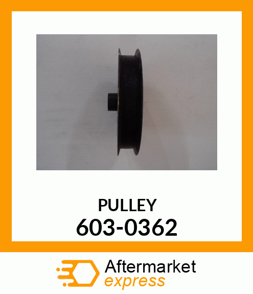 PULLEY 603-0362