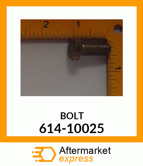 BOLT8.8METRIC 614-10025