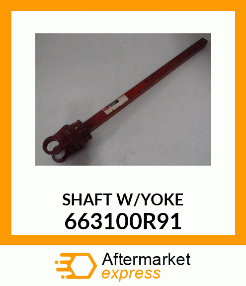 SHAFTW/YOKE 663100R91